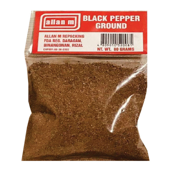 Allan M Black Pepper Ground 80g