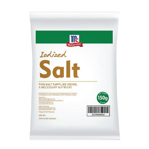 McCormick Iodized Salt Bag 150g