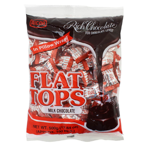 Ricoa Flat Tops Milk Chocolate 100s