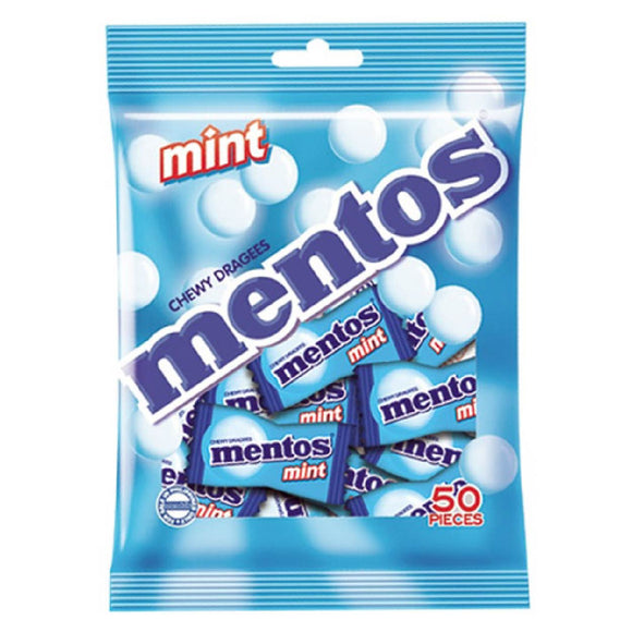Mentos Mint Chewy Dragees Candy 50s