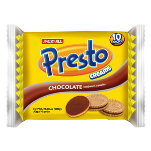 Presto Creams Chocolate Sandwich Cookies 10x30g