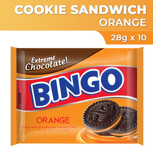 Bingo Orange Sandwich Cookies 10x28g