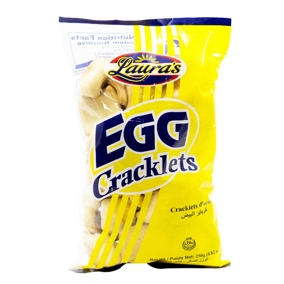 Laura's Egg Cracklet Crackers 250g