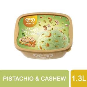 Selecta Pistachio and Cashew Ice Cream 1.3L