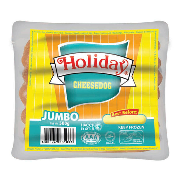 Holiday Cheesedog Jumbo 500g
