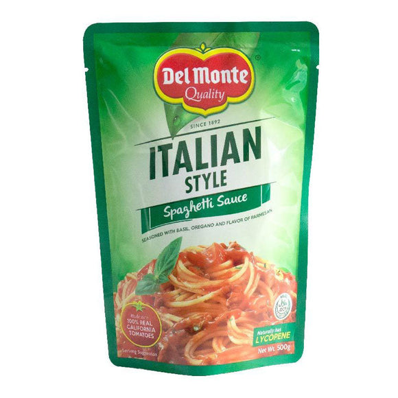 Del Monte Spaghetti Sauce Italian Style Pouch 500g