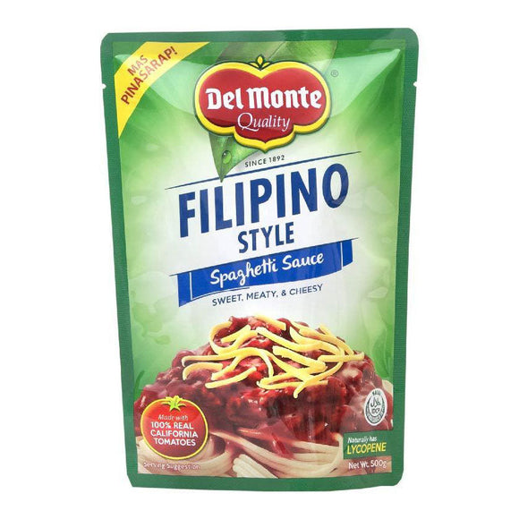 Del Monte Spaghetti Sauce Filipino Style Pouch 500g