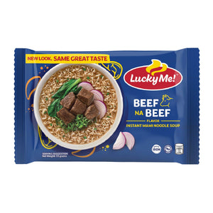 Lucky Me Instant Mami Noodle Soup Beef na Beef 55g