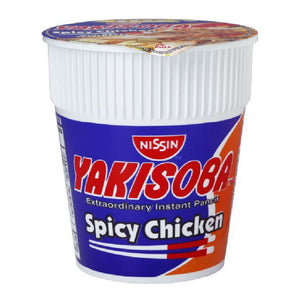 Nissin Yakisoba Instant Noodles Pancit Spicy Chicken in Cup 77g