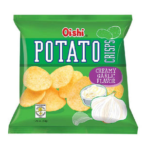 Oishi Potato Crisps Creamy Garlic 50g