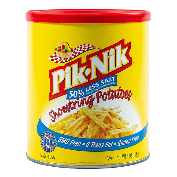 Piknik 50% Less Salt Shoestring Potatoes 4oz