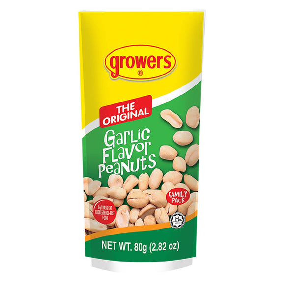 Growers The Original Garlic Flavor Peanuts 80g
