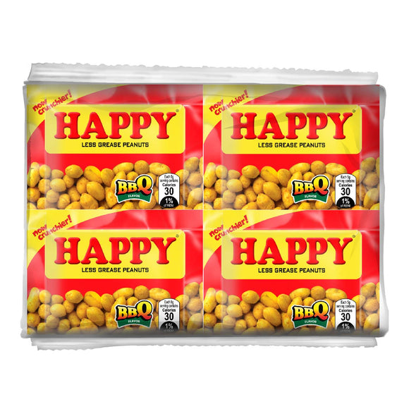 Happy Less Grease Peanuts Barbeque 20x5g