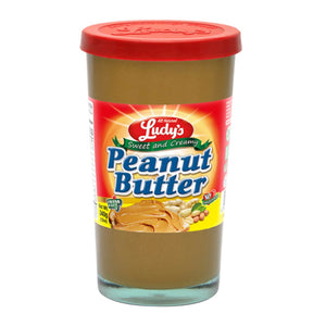 Ludy's Sweet and Creamy Peanut Butter Spread Glass 340g
