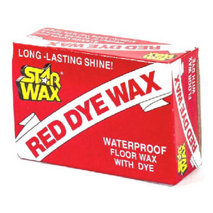 Starwax Floor Wax Red Dye Wax Waterproof 180g