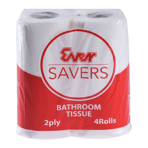 Ever Savers Bathroom Tissue 2 Ply 300 sheets 4 Rolls