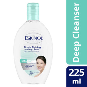 Eskinol Pimple Fighting Facial Deep Cleanser Dermaclear 225ml