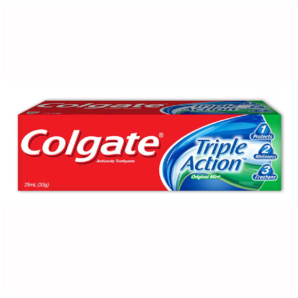 Colgate Toothpaste Triple Action Original Mint 33g