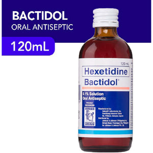 Bactidol Mouthwash with Hexetidine 120ml