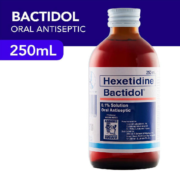 Bactidol Mouthwash with Hexetidine 250ml