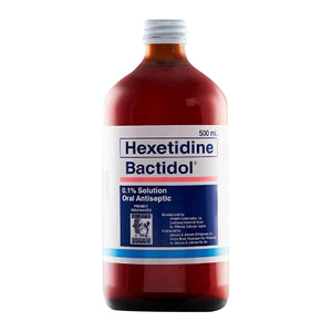 Bactidol Mouthwash Hexetidine 500ml