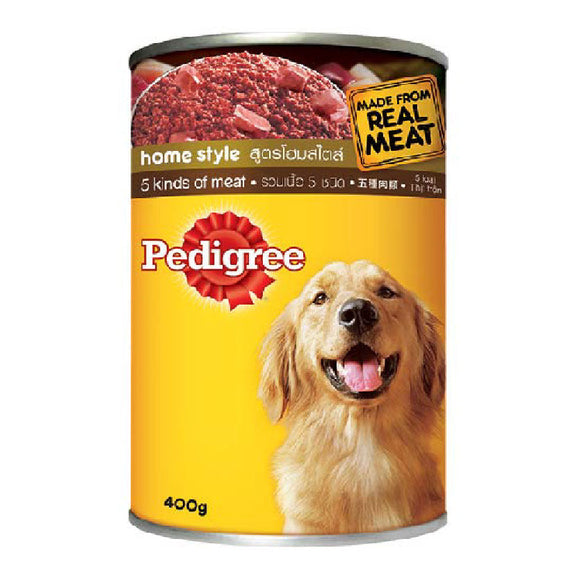 Pedigree Home Style 5 Kinds Of Meat Dog Food 400g