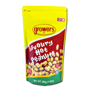 Growers Savoury Hot Peanuts 280g