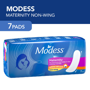 Modess Maternity Cottony Soft Cover Pads 7s
